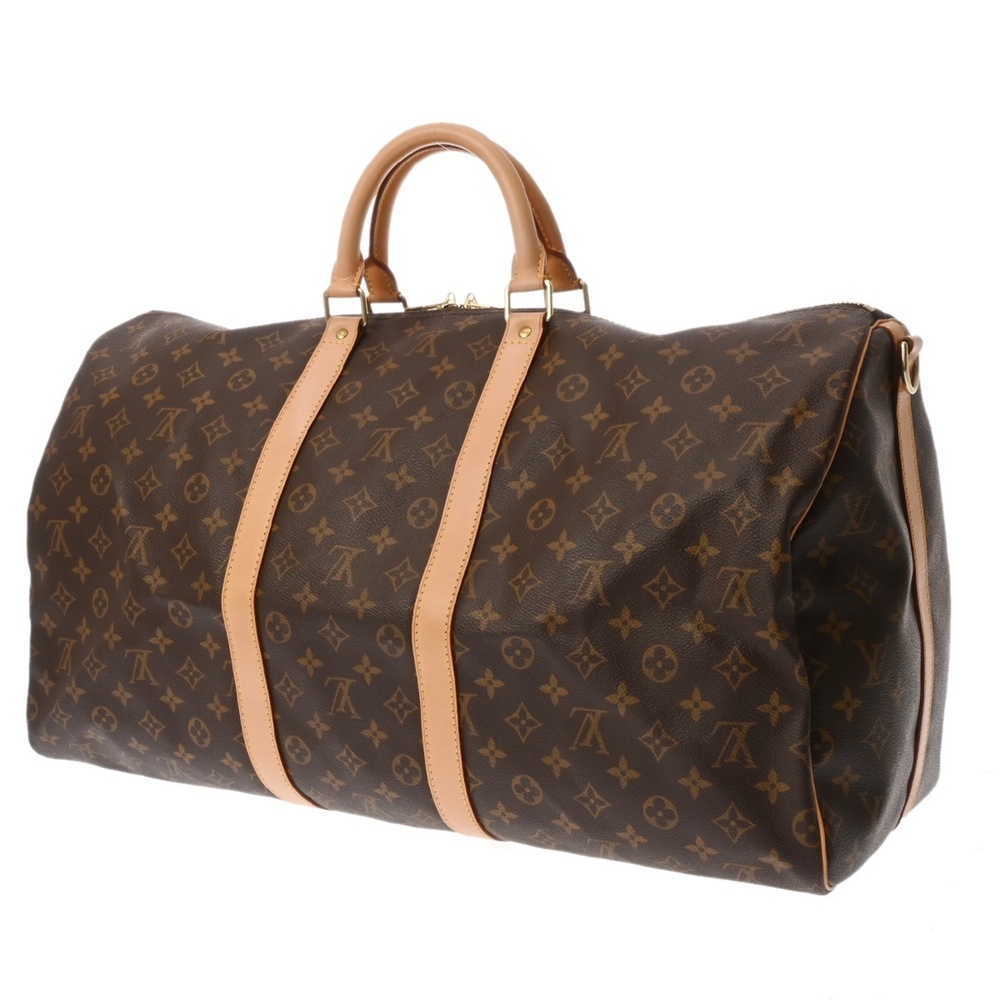 LOUIS VUITTON Brown Monogram Canvas Boston Bag - Picture 3 of 11